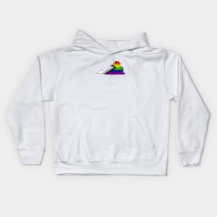 Progress pride flag - Virginia Kids Hoodie